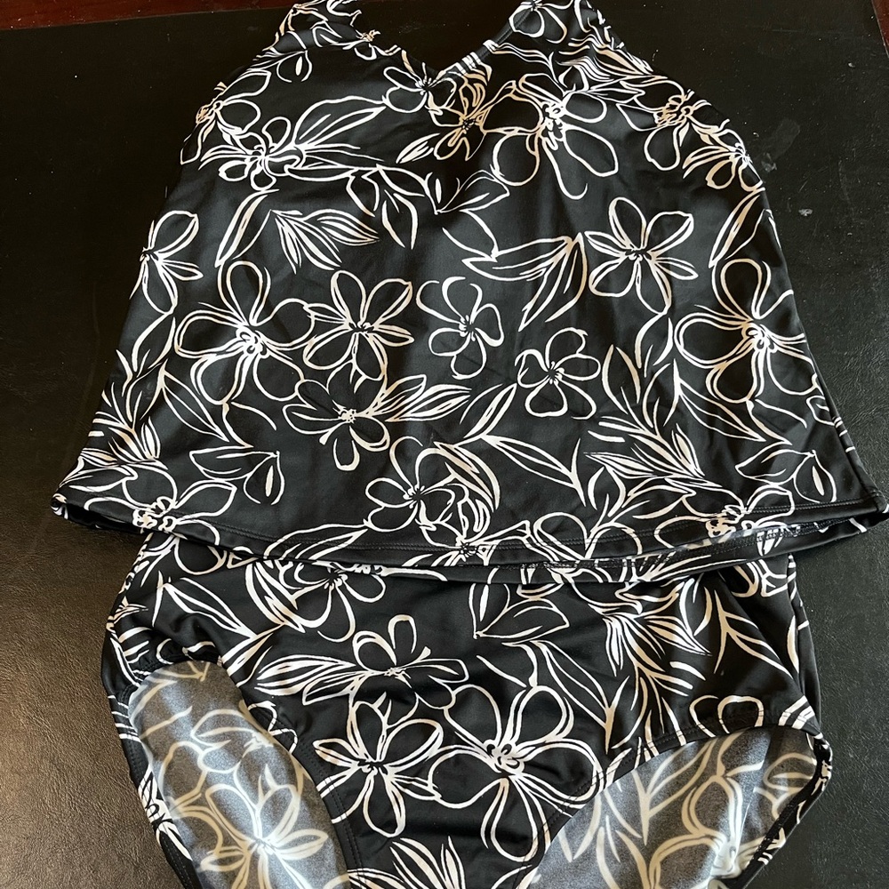LL Bean two piece swimsuit-14-New